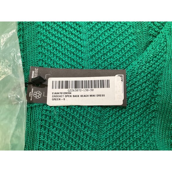 NWT Boohoo Crochet Open Back Beach Mini Dress   Size: Small - Picture 6 of 12